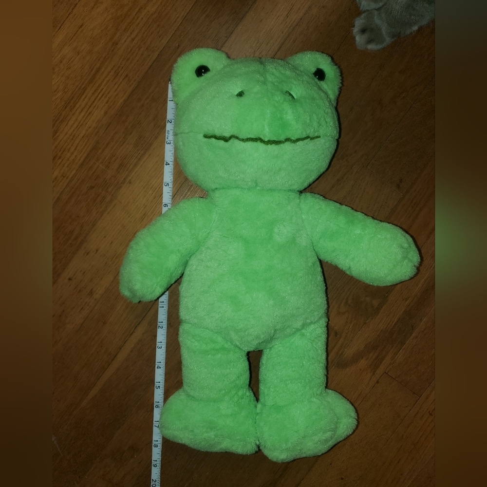 Build-A-Bear Green Frog Stuffed Animal - Picture 9 of 11